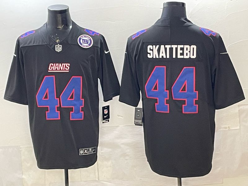 Men 2026 New York Giants #44 Skattebo black Limited Nike NFL Jersey style 01->new york giants->NFL Jersey